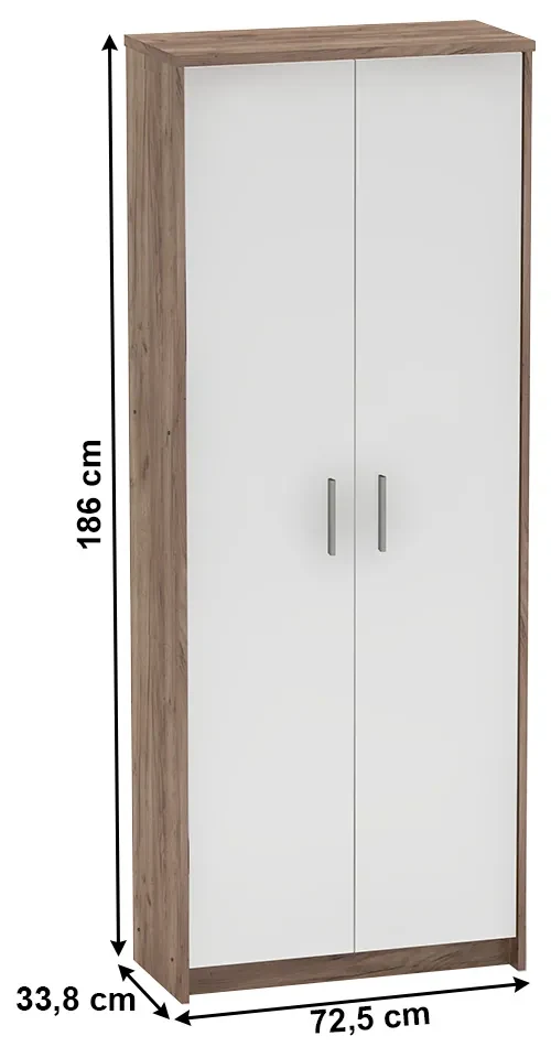 Set de birou Hansa 2 NEW (craft dunkel + alb). 1040190