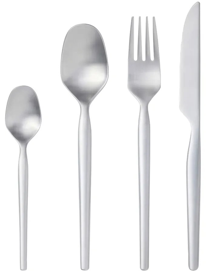 Tacâmuri argintii din oțel inoxidabil 16 buc. Dorotea – Gense