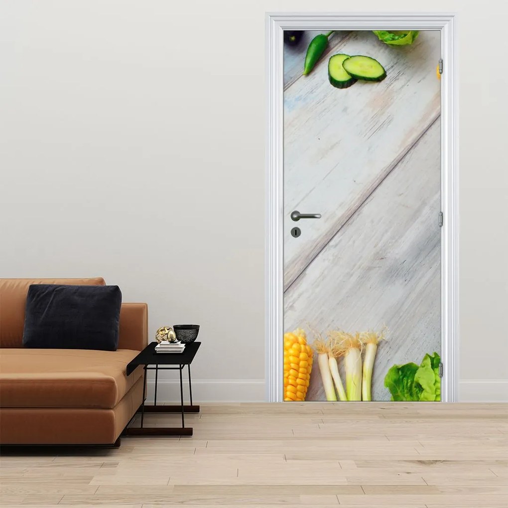 Fototapet pentru ușă - Legume (95x205cm)