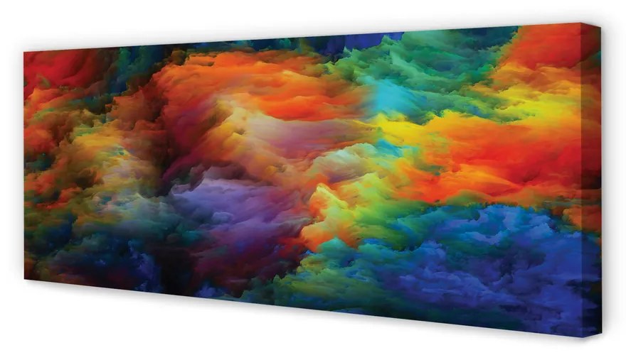 Tablouri canvas fractali colorate 3d