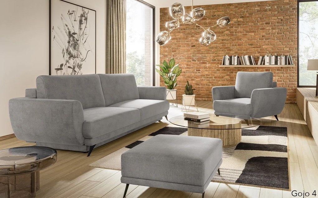 Set lemn masiv Megan - Canapea Fotoliu Taburet Personalizabil - Riviera 38
