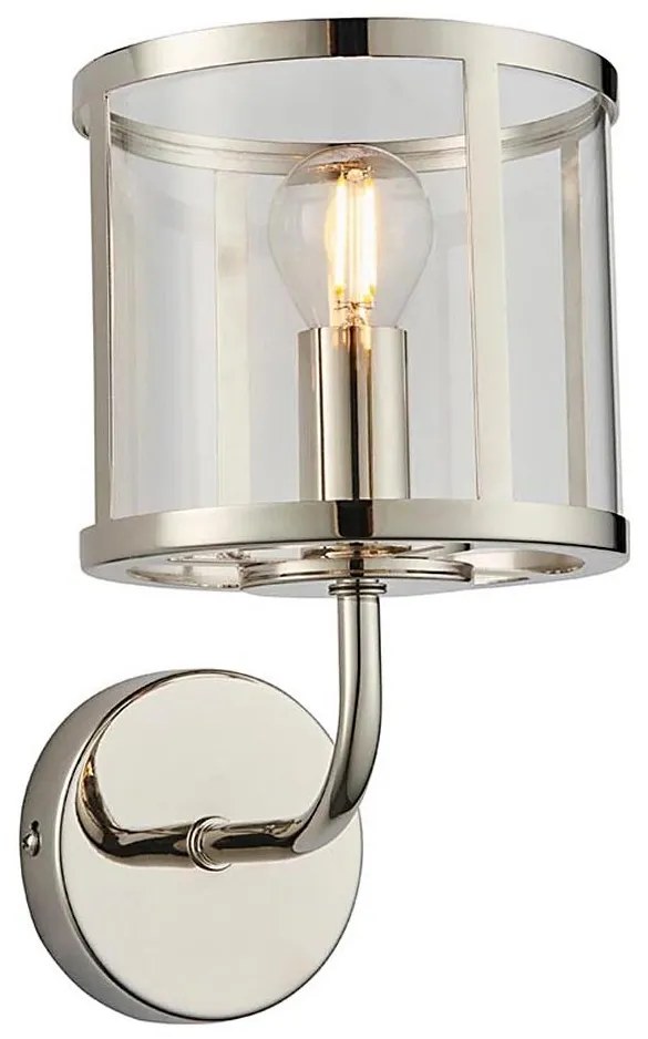 Endon 106003 - Aplică de perete HOPTON, 1xE14/7W/230V, crom lucios