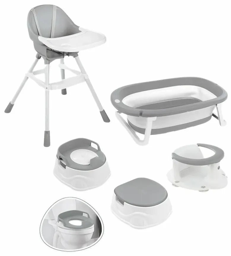 Dolu Set pentru copii 6in1, gri