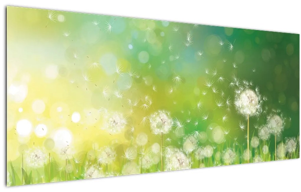 Tablou - Păpădie înflorită (120x50 cm)