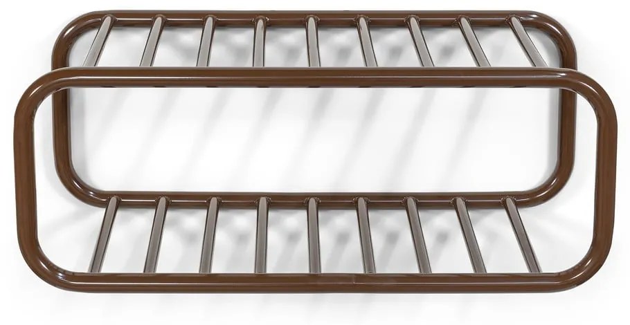 Pantofar maro închis suspendat din metal 72x28x35 cm Retro – Spinder Design