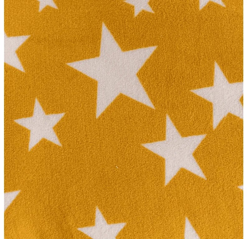 Lenjerie din microplush STELE galben-portocaliu Dimensiunile lenjeriei: 70 x 90 cm | 140 x 200 cm