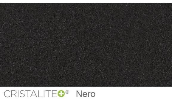 Chiuveta bucatarie Schock Ronda D-100XL Cristalite Nero, granit, reversibila, montare pe blat 78 x 50 cm