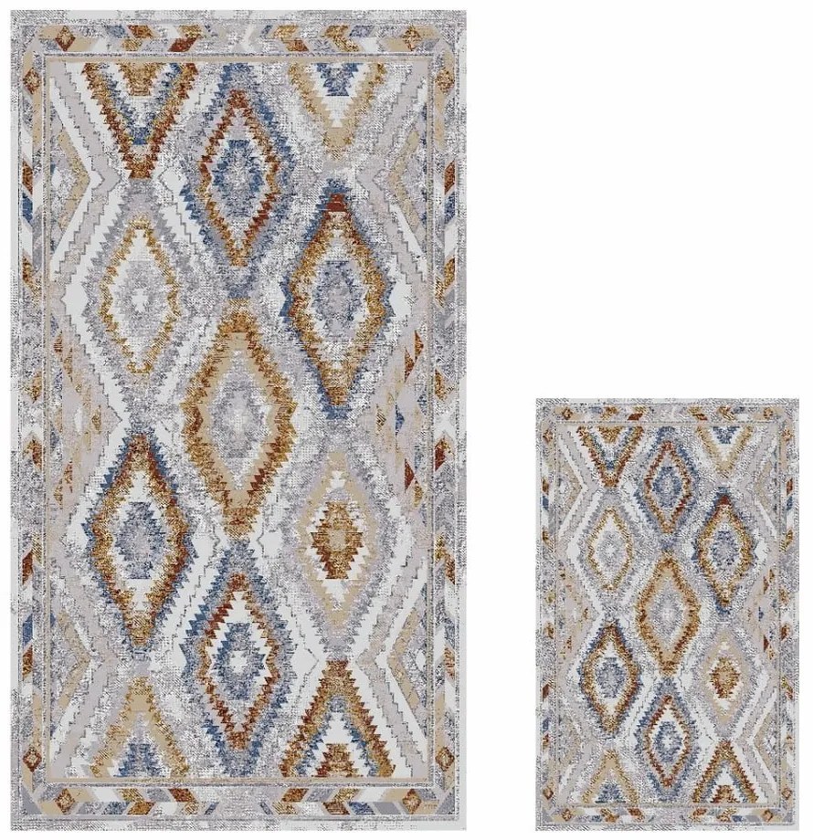 Covorașe de baie gri 2 buc. 60x100 cm – Mila Home