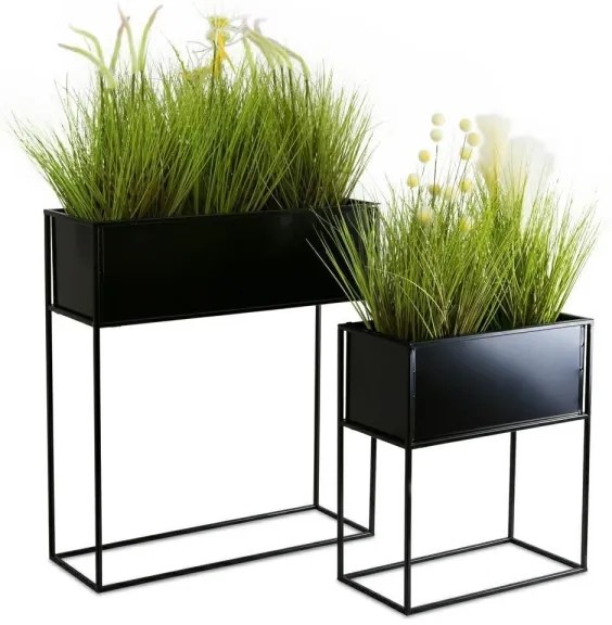 Suport pentru flori 50x44 cm negru