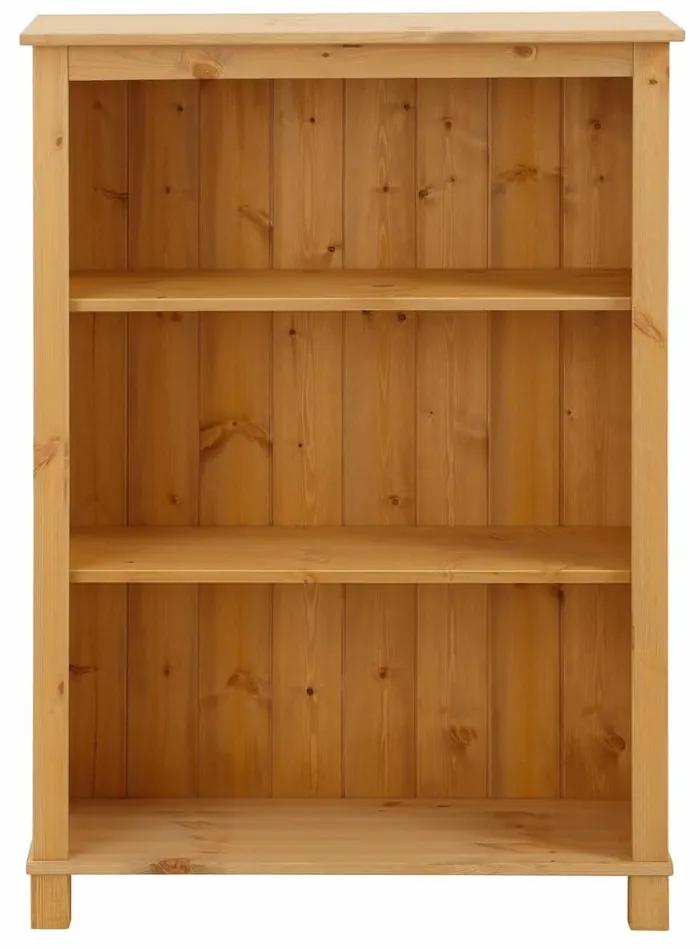 Bibliotecă joasă din lemn masiv de pin Støraa Pinto