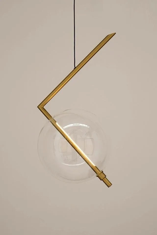 Lustra LED suspendata deosebita design modern Glass