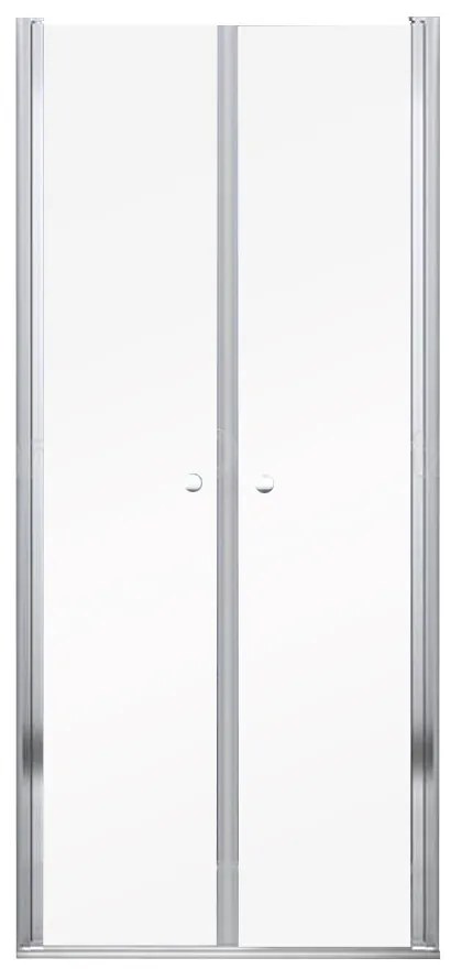 Ușă de duș cu două aripi Saloon 80x195 cm
