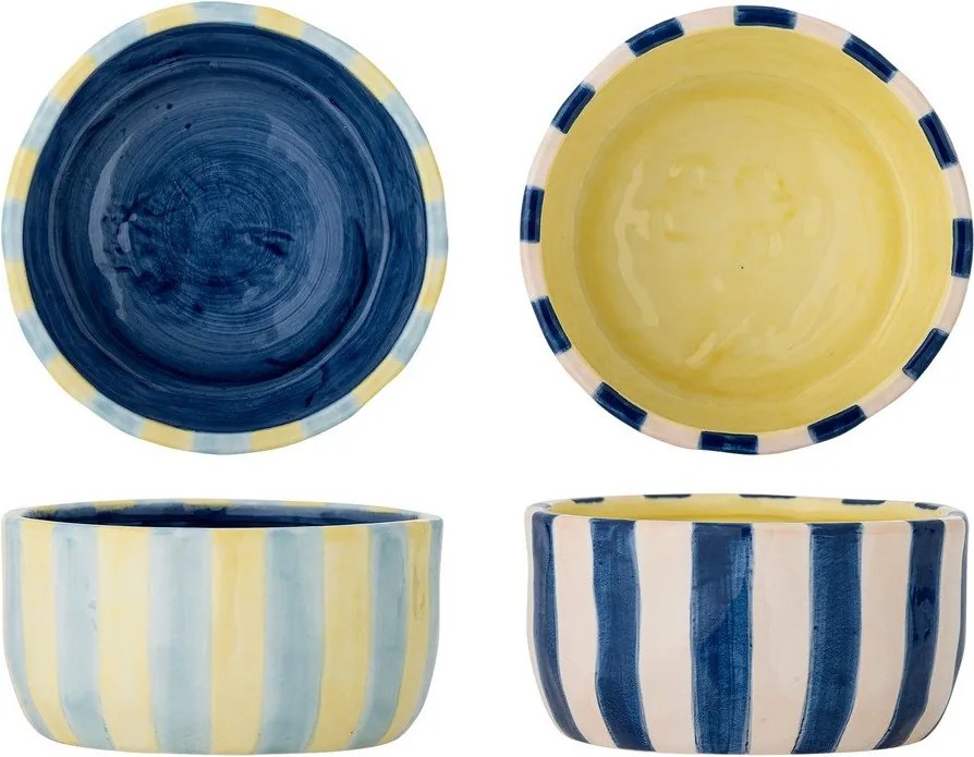 Boluri mici galbene/albastre 4 buc. din ceramică 300 ml Phoenix – Bloomingville