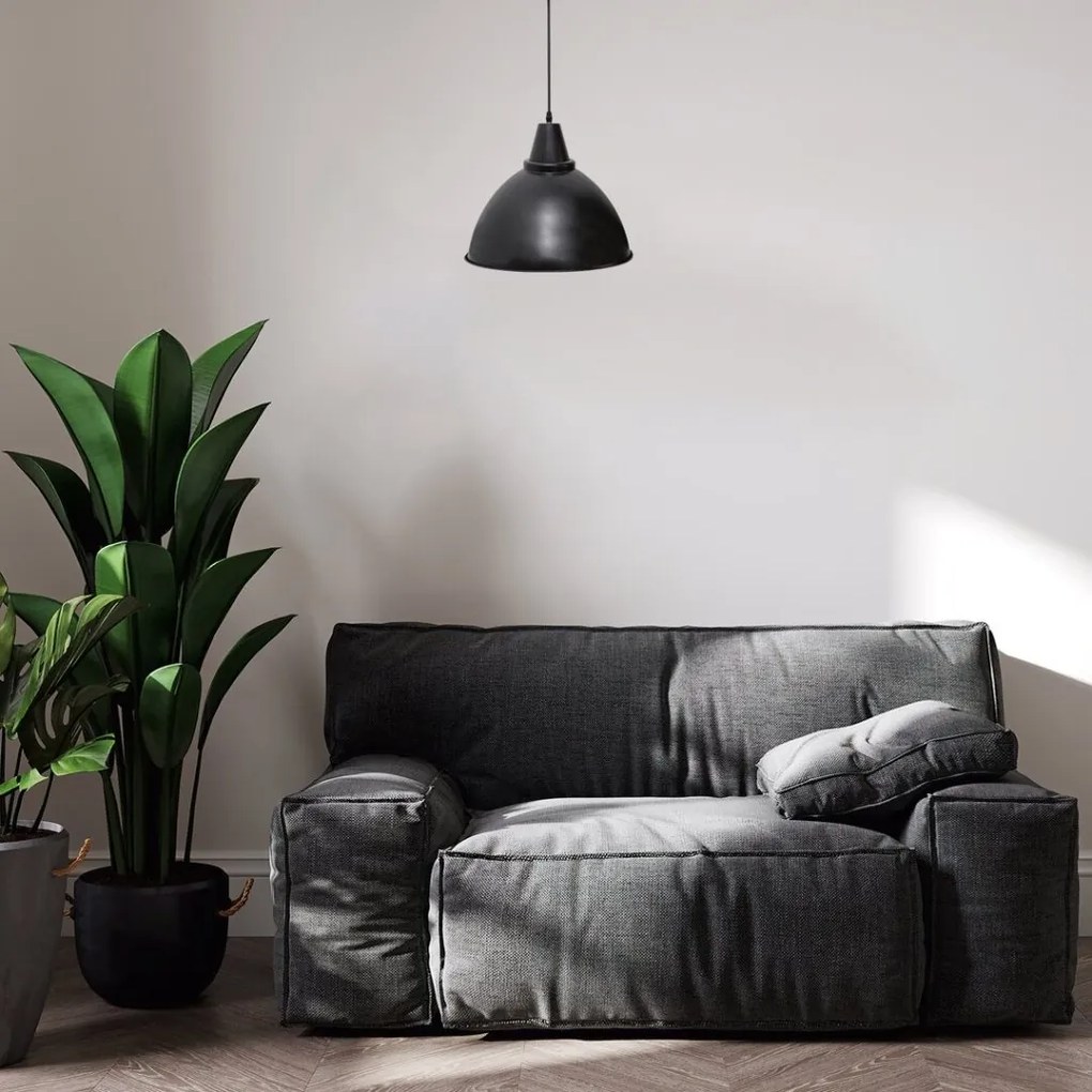 Lustra, Pendul design industrial Wilbour negru