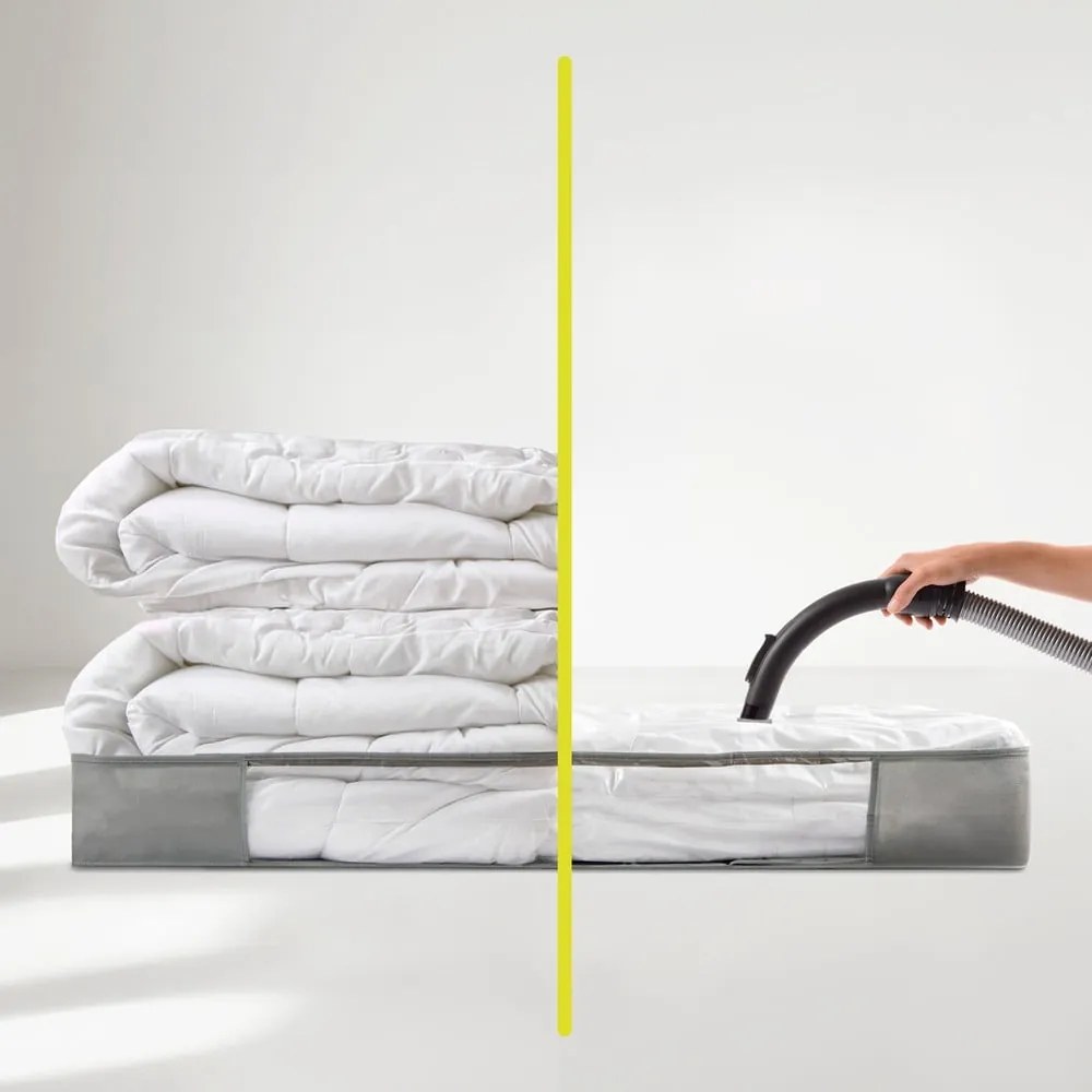 Cutie de depozitare sub pat, din plastic cu vacuum 105x45x15 cm – Homéa