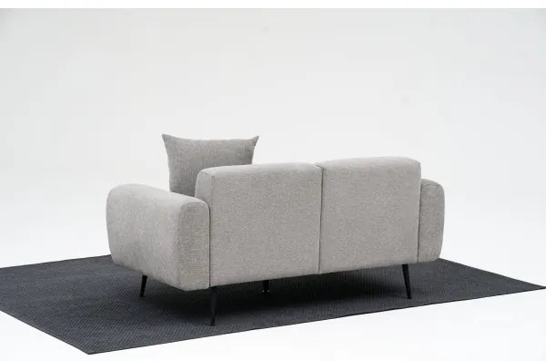 Canapea PISA, 2 locuri, gri deschis