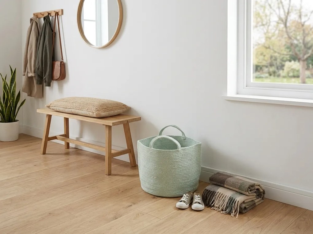 Cos de depozitare cu manere COTTON HAVEN 35x35 cm - mai multe culori Culoare: Gri maro