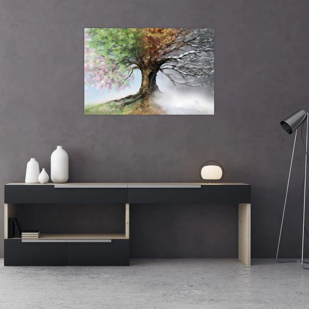 Tablou - Arborele celor patru anotimpuri (90x60 cm)