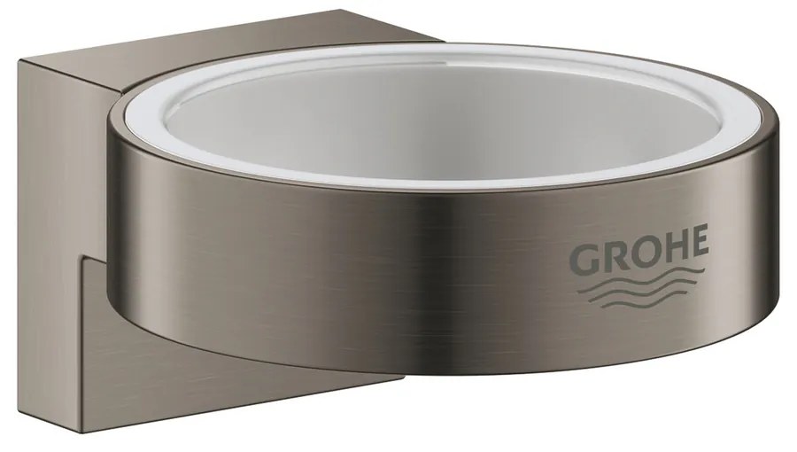 Suport Grohe Selection pentru pahar sau dozator sapun antracit periat Hard Graphite