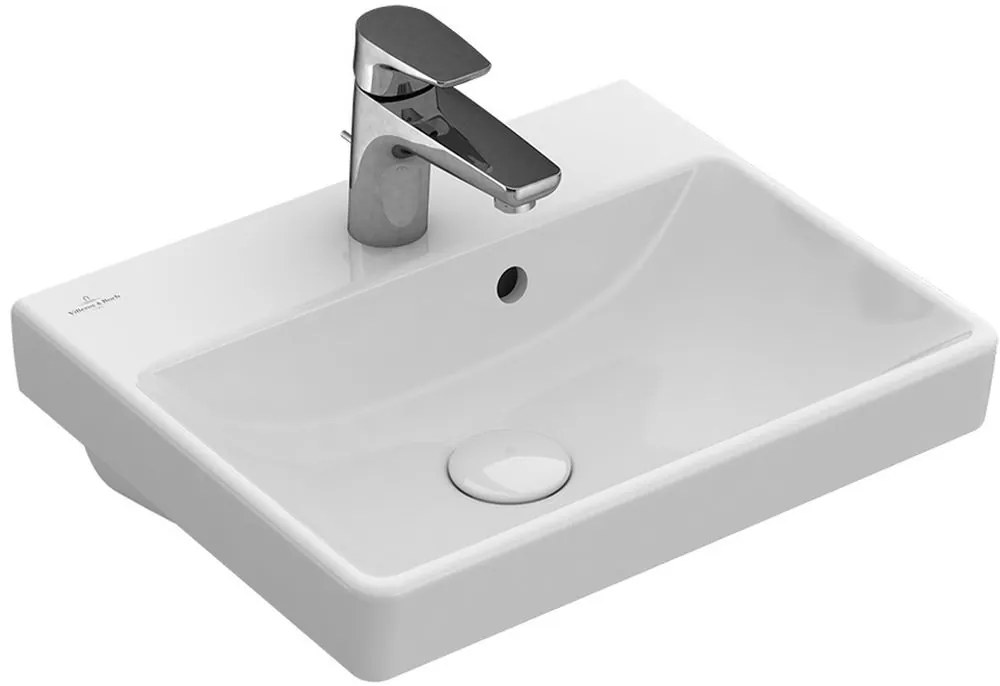 Villeroy &amp; Boch Avento lavoar 45x37 cm dreptunghiular clasică-mobilier alb 735845R1