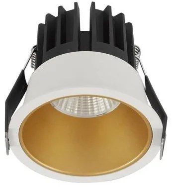 Spot LED incastrabil tavan fals / plafon LUELA 3000K alb/auriu