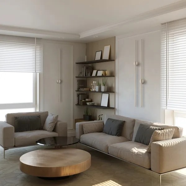 Aplica LED de perete LANA, 12W, 230V, 4000K, bej