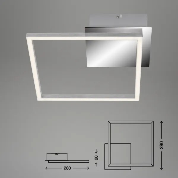 Plafonieră LED dimabilă FRAMES LED/9,7W/230V Briloner 3105-018