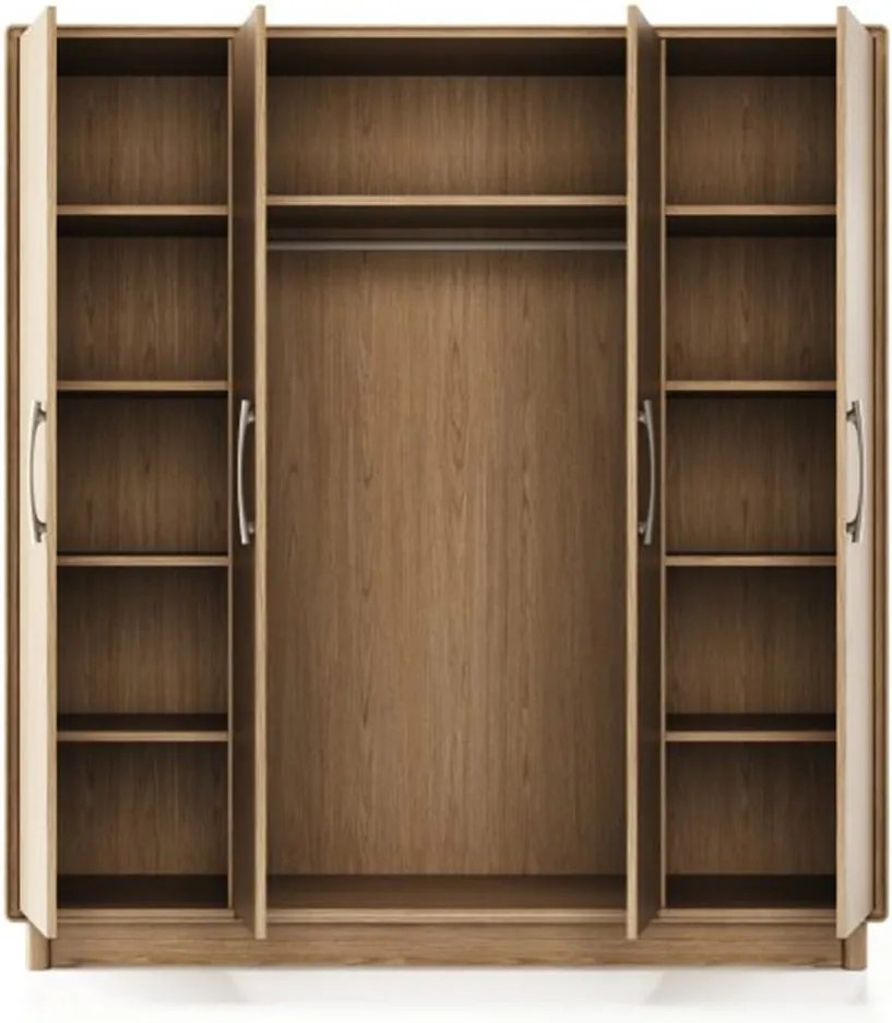 Dulap lemn masiv Cooper, 185 × 62 × 198 cm
