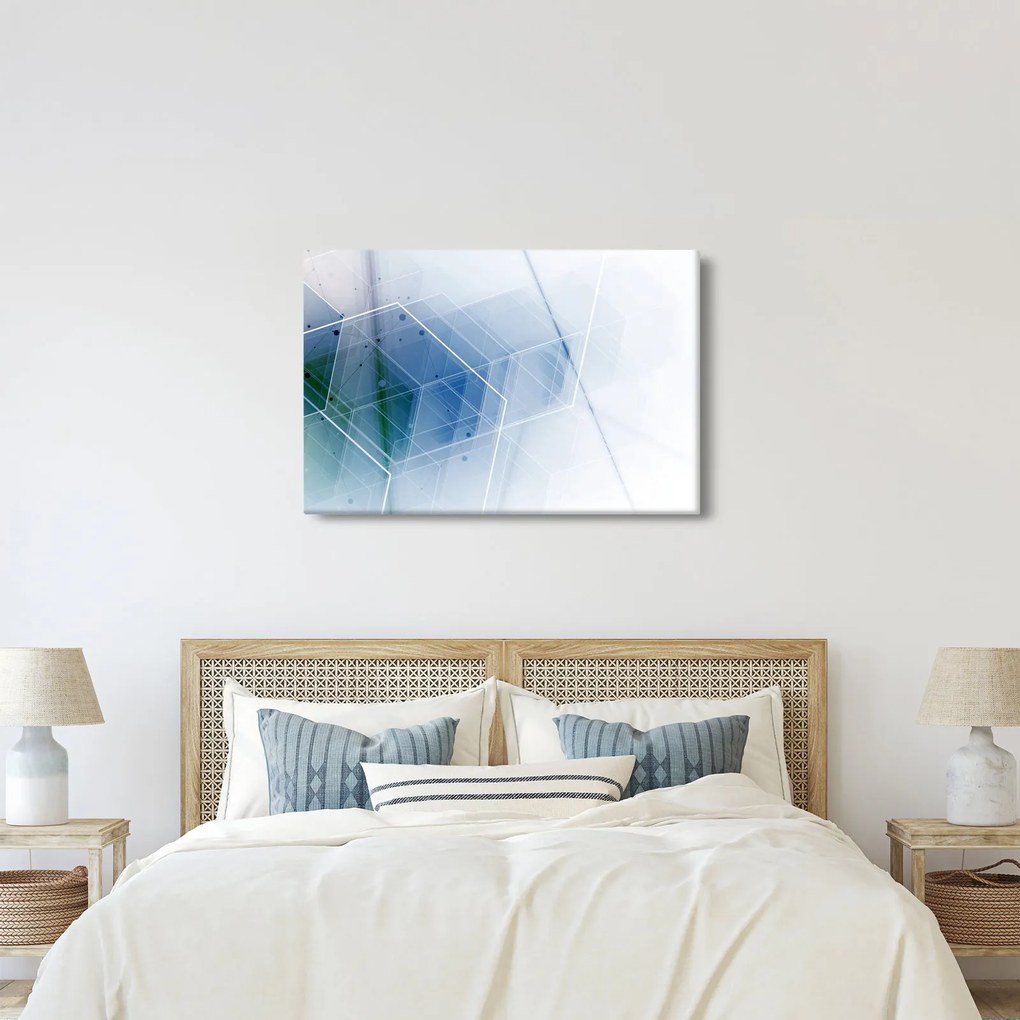 Tablou - Figuri geometrice (90x60 cm)