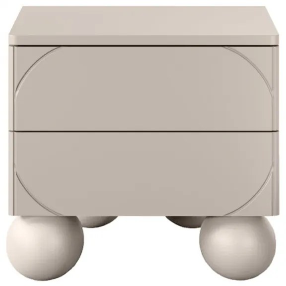 Noptieră cu sertare Sonatia II 45 cm 2 sertare - cașmir