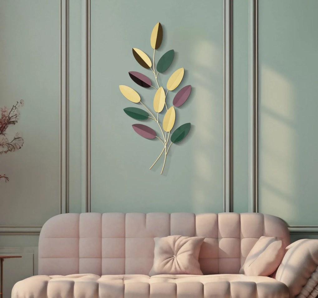 Mauro Ferretti Panou Decorativ Colorat Pentru Perete, 31 X 1,9 X 61 Cm | Aosom Romania