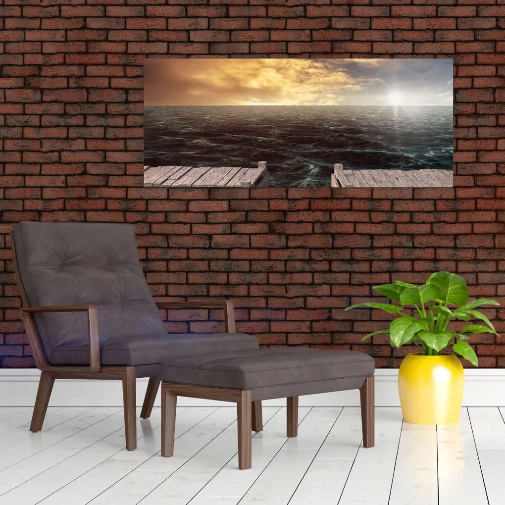 Tablou cu marea (120x50 cm)