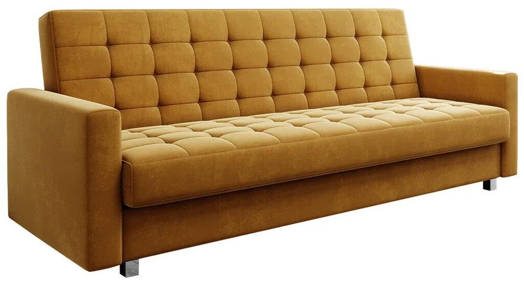 Canapea extensibilă Decatur 105Cutie de pat, 95x216x90cm, Picioare: Metal