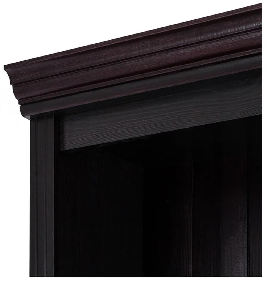 Bibliotecă maro din lemn de pin 222x223 cm Anita – Støraa