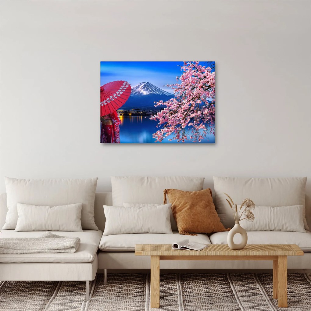 Tablou - cu privire la munte - Japonia (70x50 cm)
