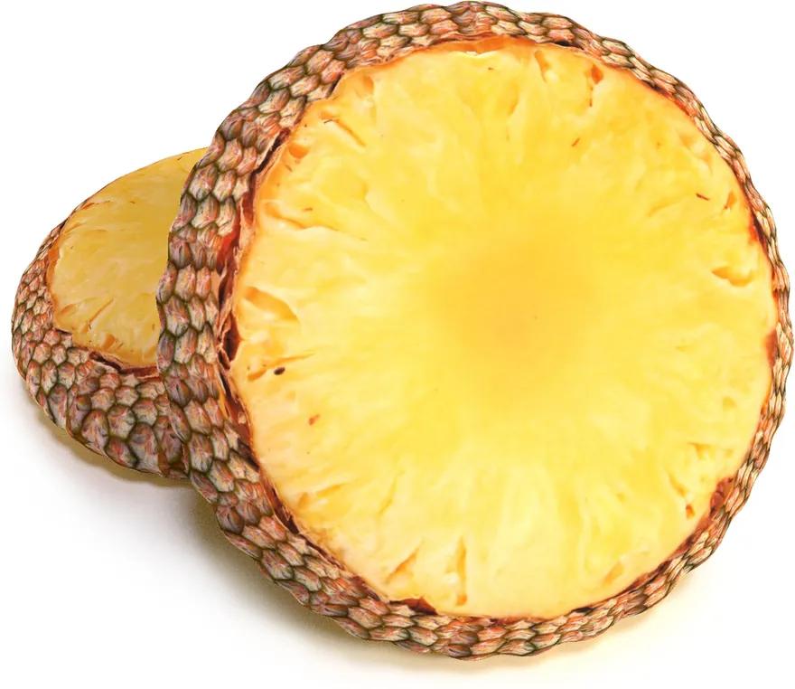 Pernă cu formă 3D, Ananas, 34 cm