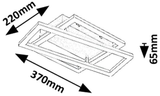 Rabalux 71380 - Plafonieră LED ELLINOR/24W/230V 3000K