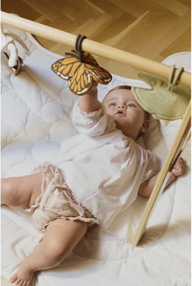 Saltea de joacă pentru copii crem 100x110 cm Swan – Lorena Canals