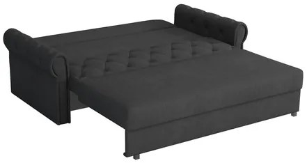 Canapea extensibilă Clovea Roma IV (Gri închis) (cu sp. depozitare). 1105524