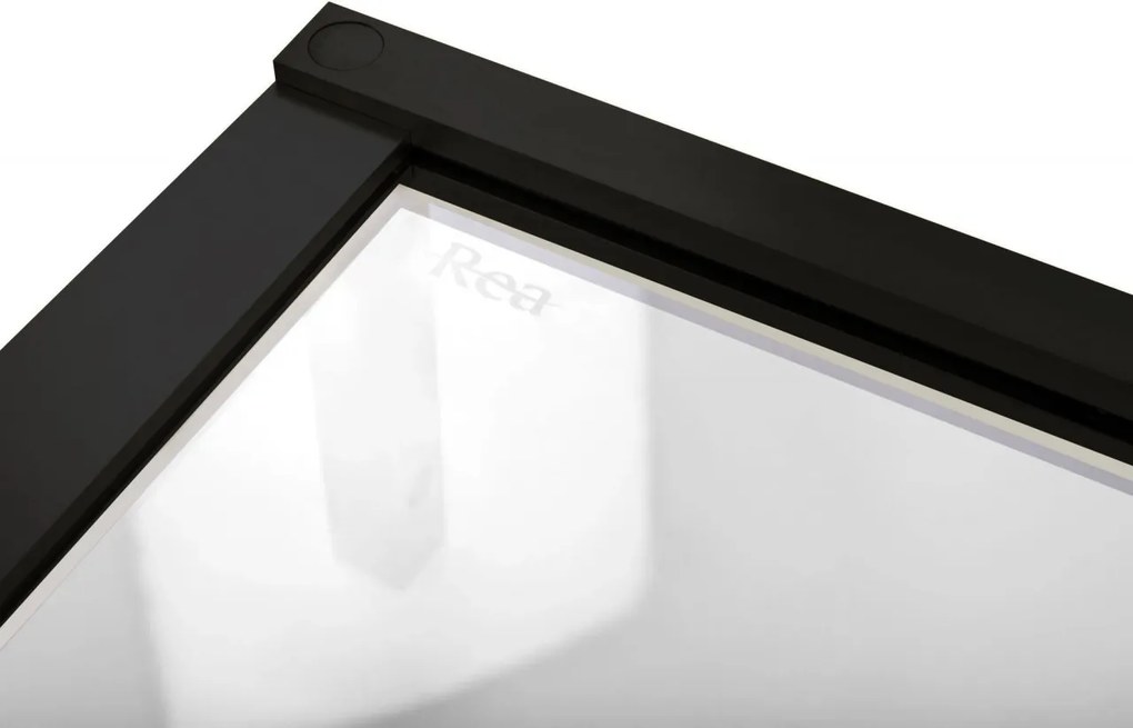 Cabina dus REA Hugo Black 100x80