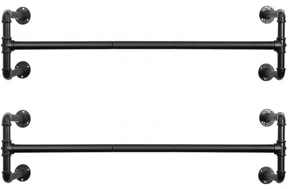 Set cuier metal suspendat, 110 x 30 x 29.3 cm