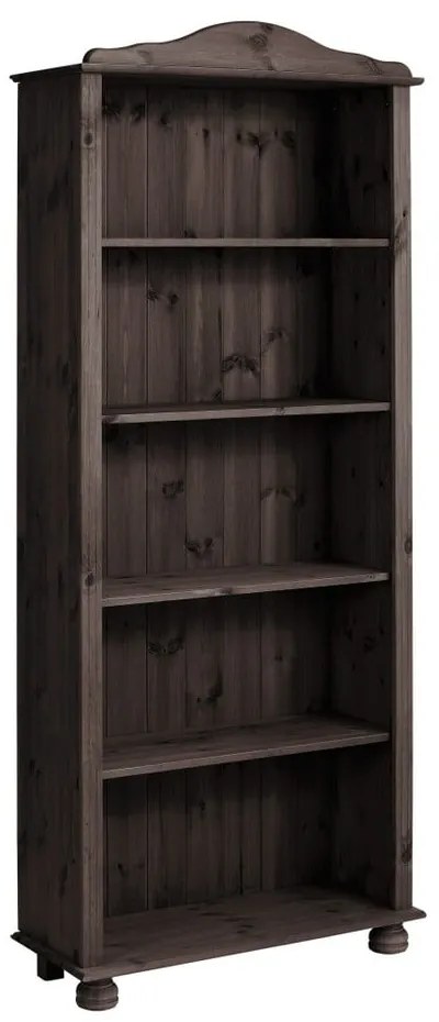Bibliotecă maro din lemn de pin 70x181 cm Ella – Støraa
