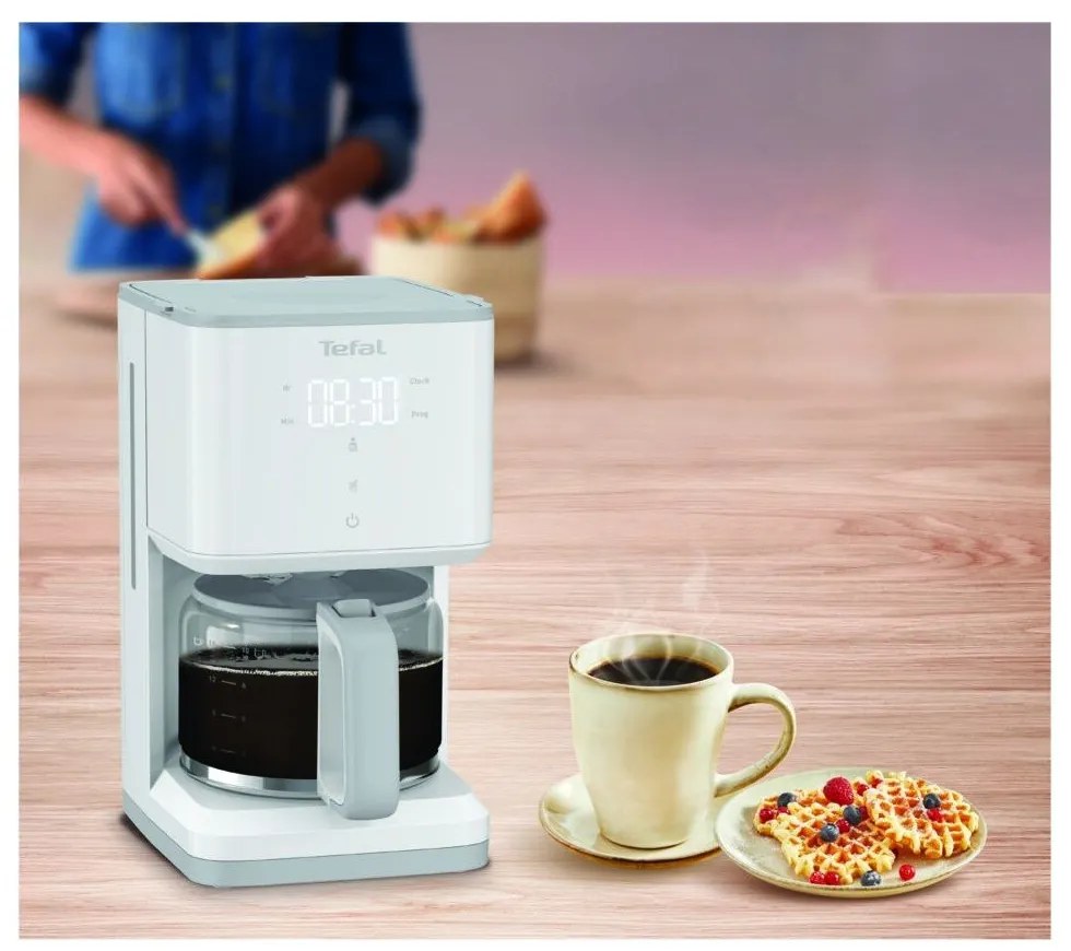 Cafetieră cu filtru alb Sense CM693110 – Tefal