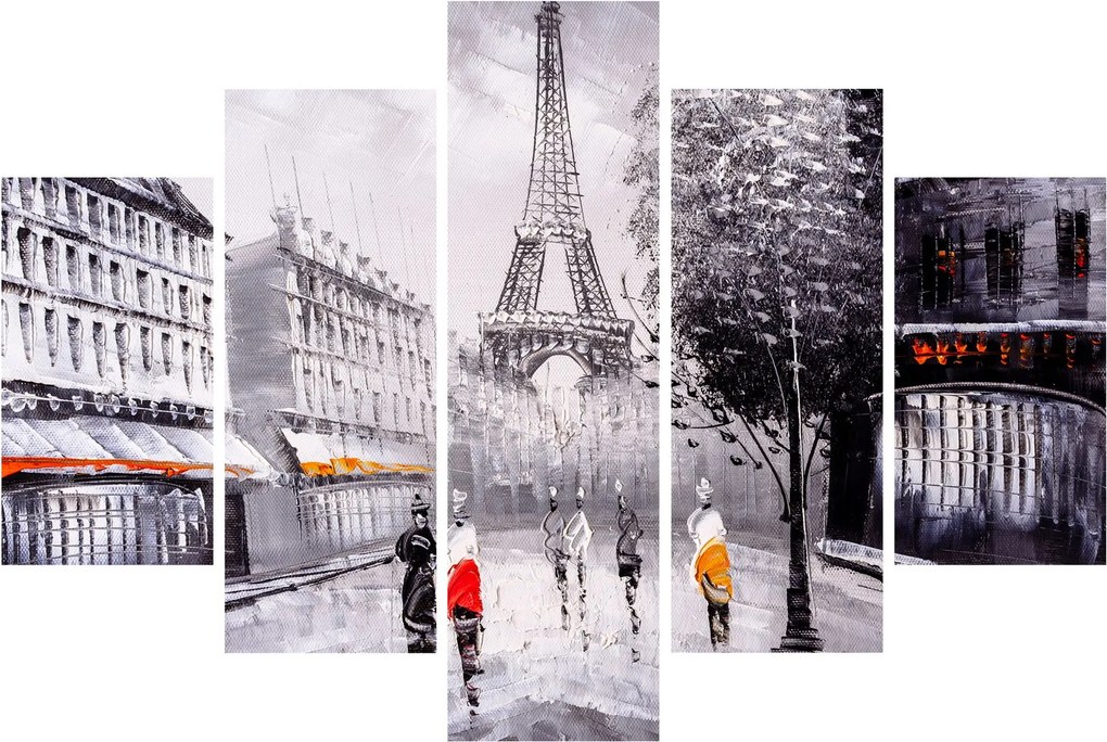 Tablou - Pictură în ulei, Paris (150x105 cm)