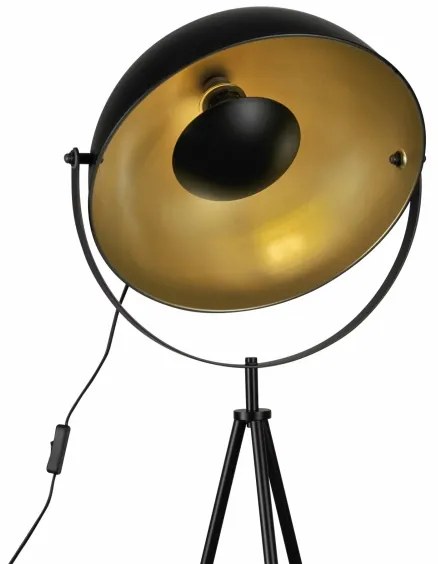 Lampadar MATYLDA 1xE27/20W/230V negru/auriu