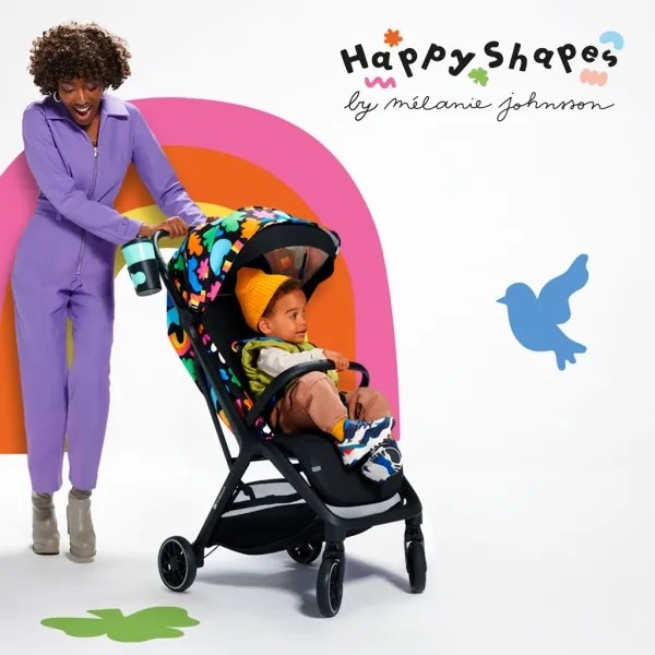Cărucior de copii KINDERKRAFT SELECT NUBI 2 Happy shapes