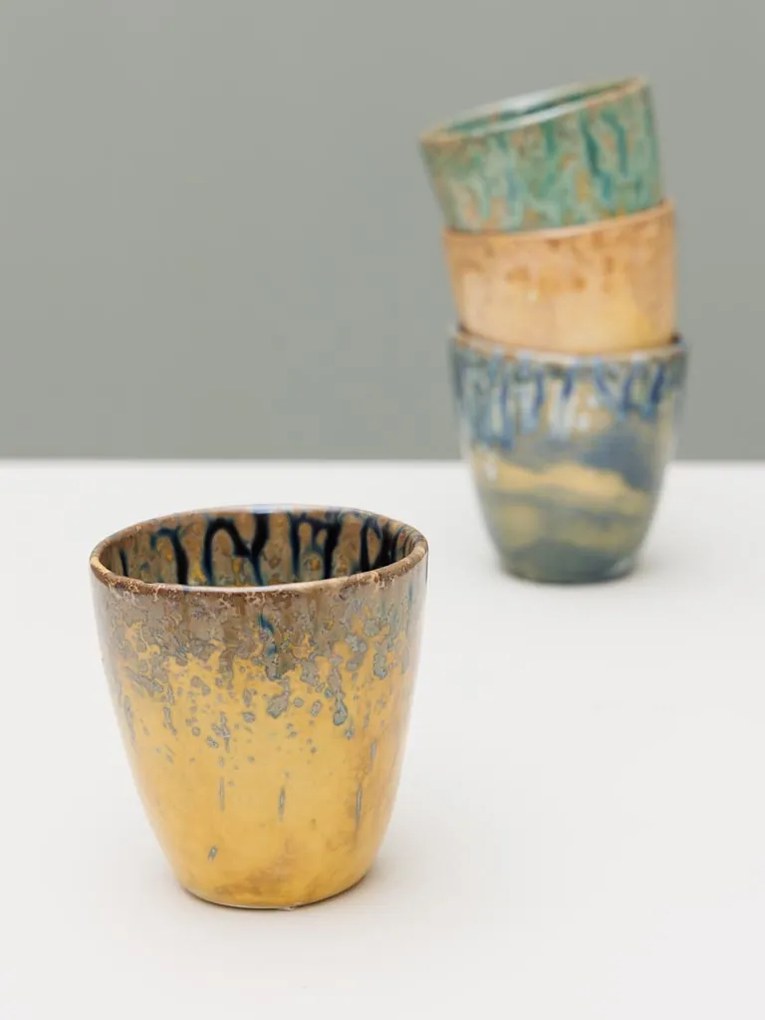 Set 4 cesti de cafea, din ceramica, Intense