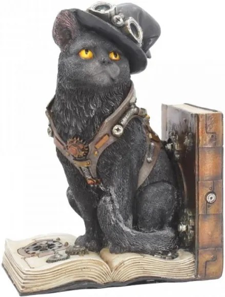 Statueta /Suport carti pisica Pionierul Torcator 19 cm