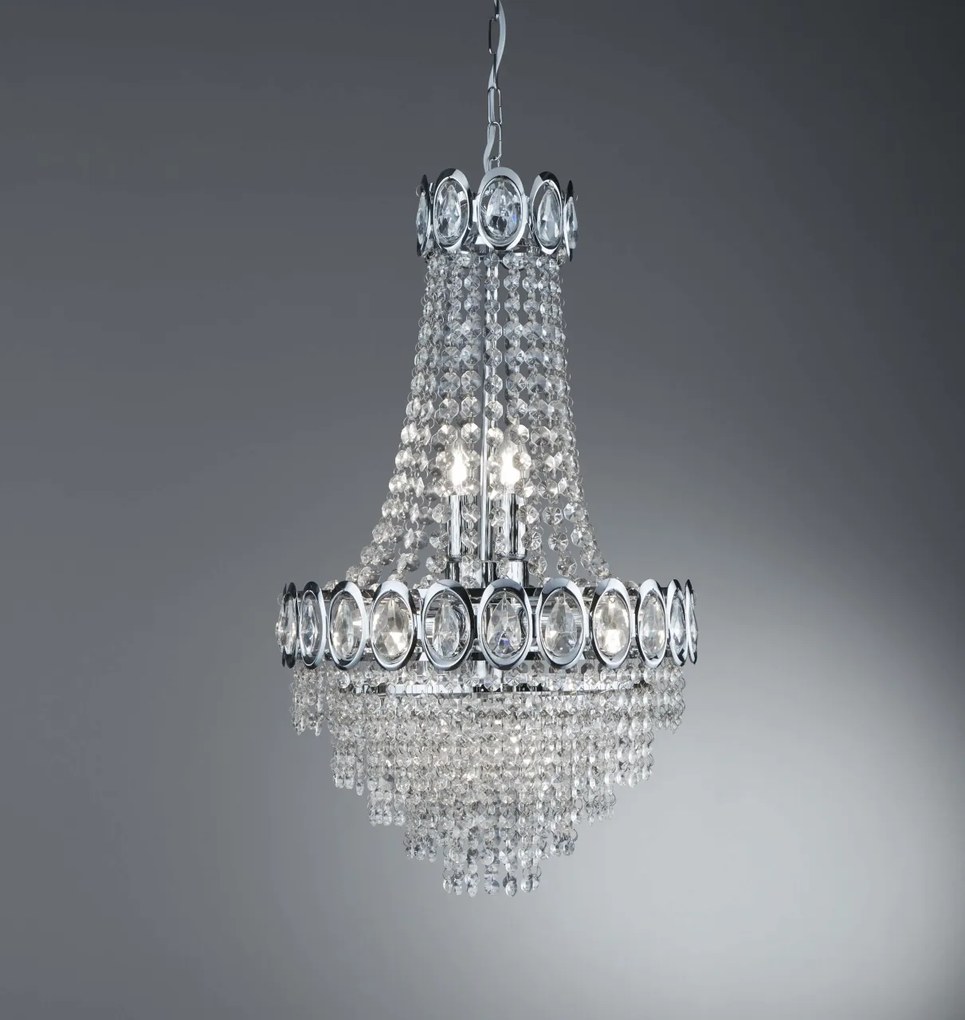 Lustra cristal design LUX Louis Philippe 6L 1611-6CC SRT