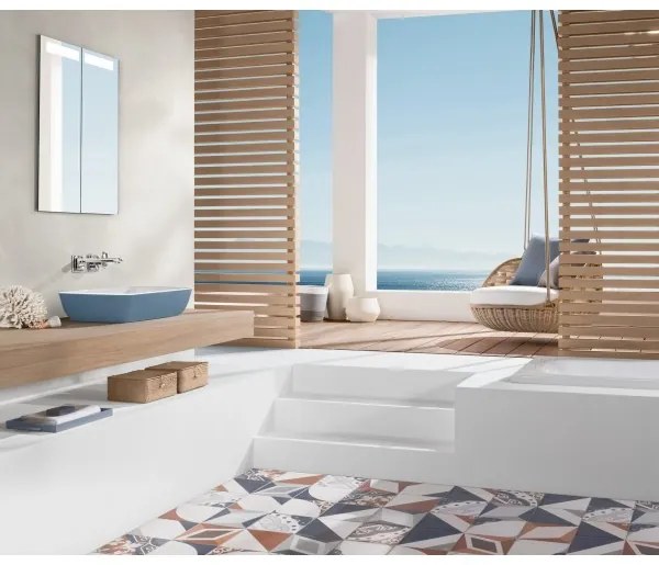 Lavoar pe blat, Villeroy&amp;Boch Artis, material TitanCeram, 58x38cm, Ocean, 417258BCW2